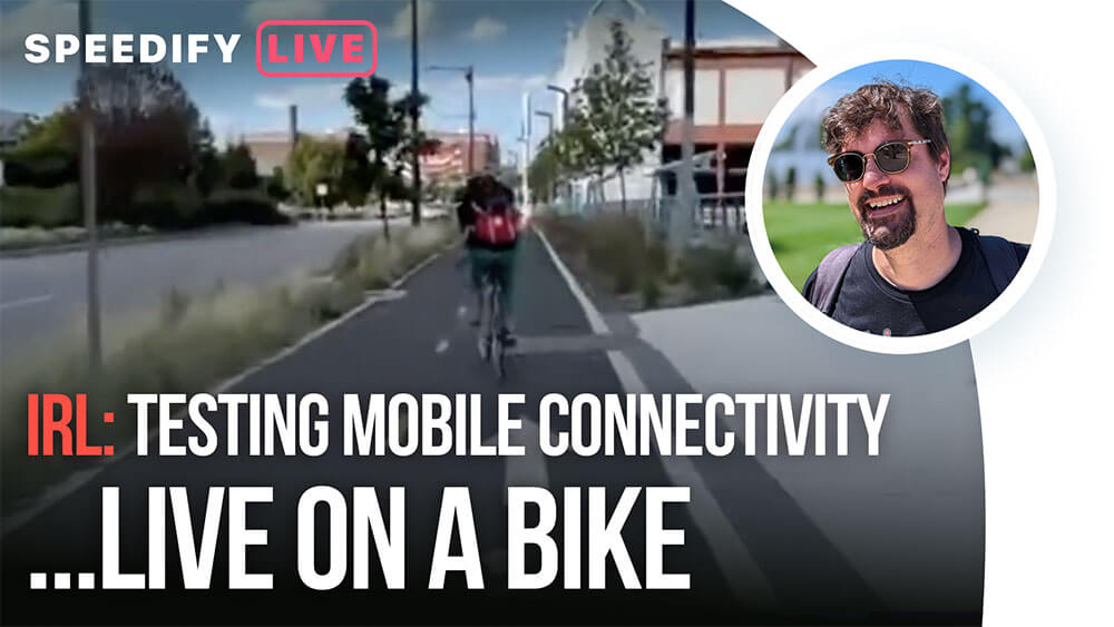 Featured Image for “Putting Speedify to the Test with an IRL Bike Livestream | Speedify LIVE”